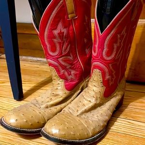 Rod Patrick full quill ostrich boots 11.5